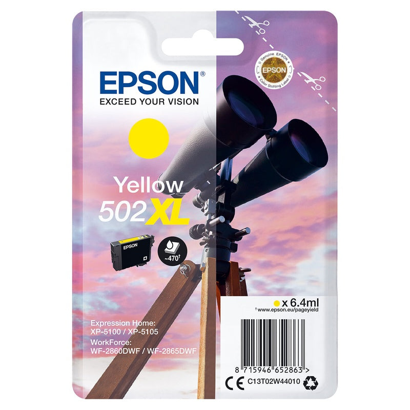 Epson 502XL Y Yellow Ink Cartridge
